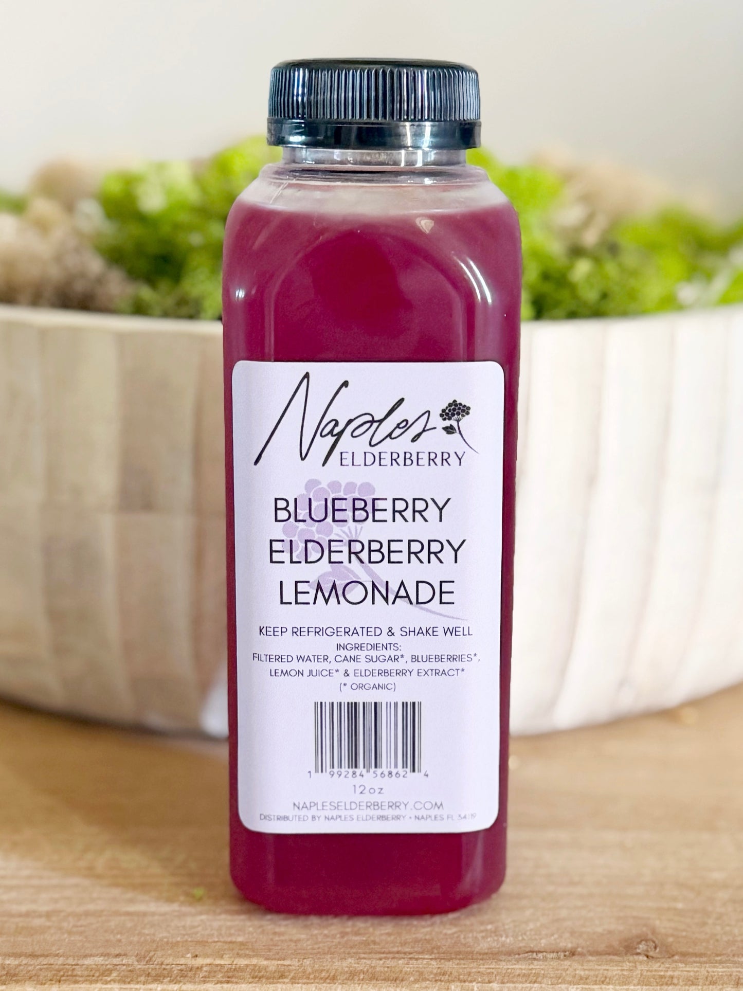 Blueberry Elderberry Lemonade - 12oz