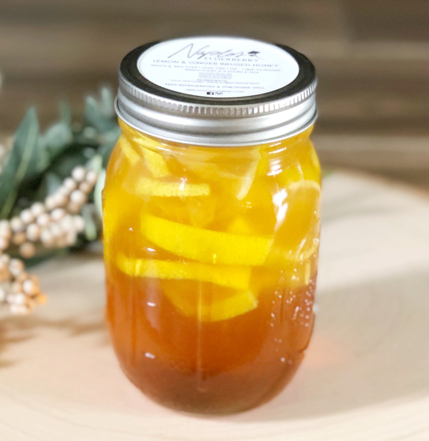 Lemon Ginger Honey - 16oz