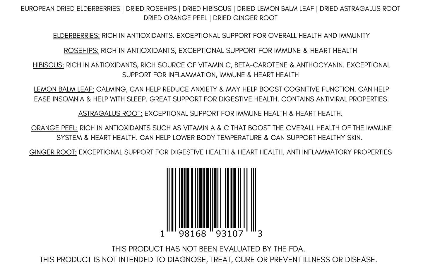 Immuni-TEA Loose Leaf Tea
